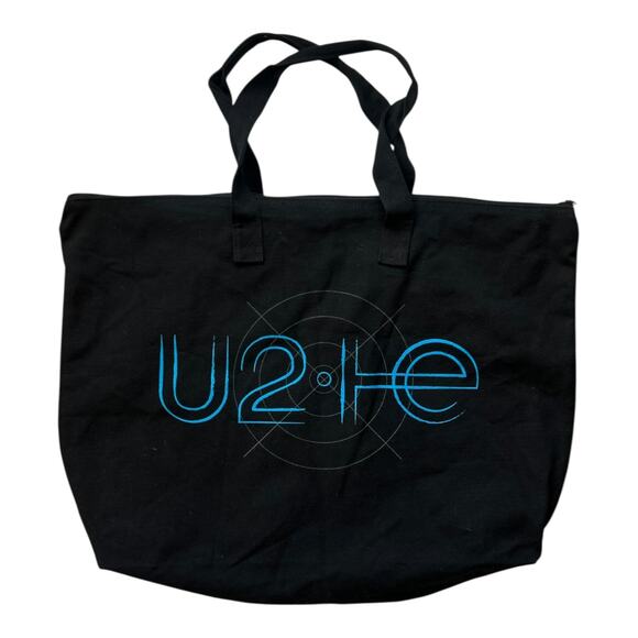 U2 Experience + Innocence Tour 2018 Black Canvas Tote Bag - Picture 2 of 4